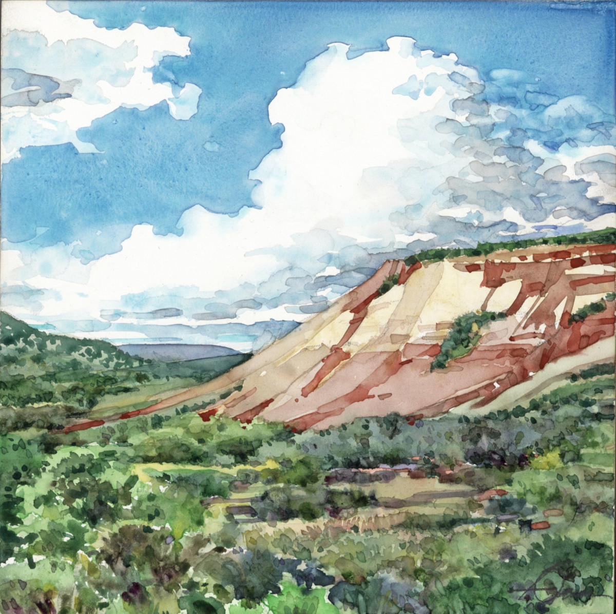 Northern New Mexico Landscape by Baron Wilson 