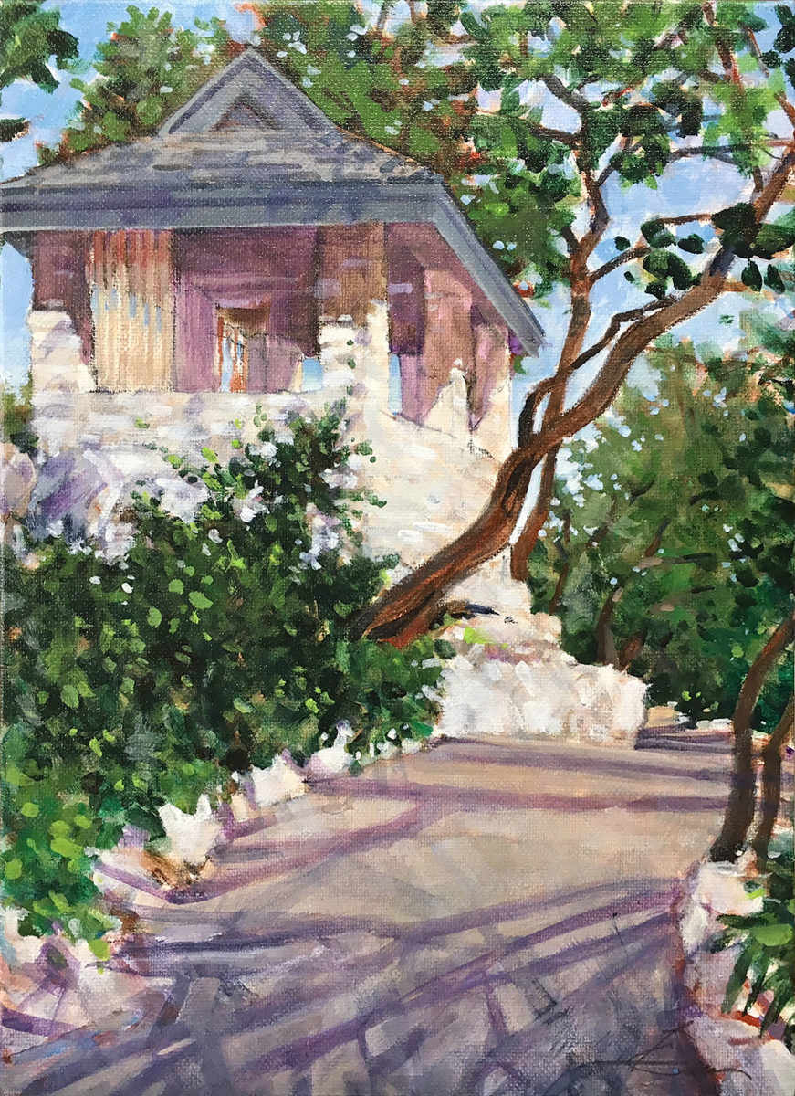 Tea House - Zilker Botanical Garden Austin, Texas by Baron Wilson 