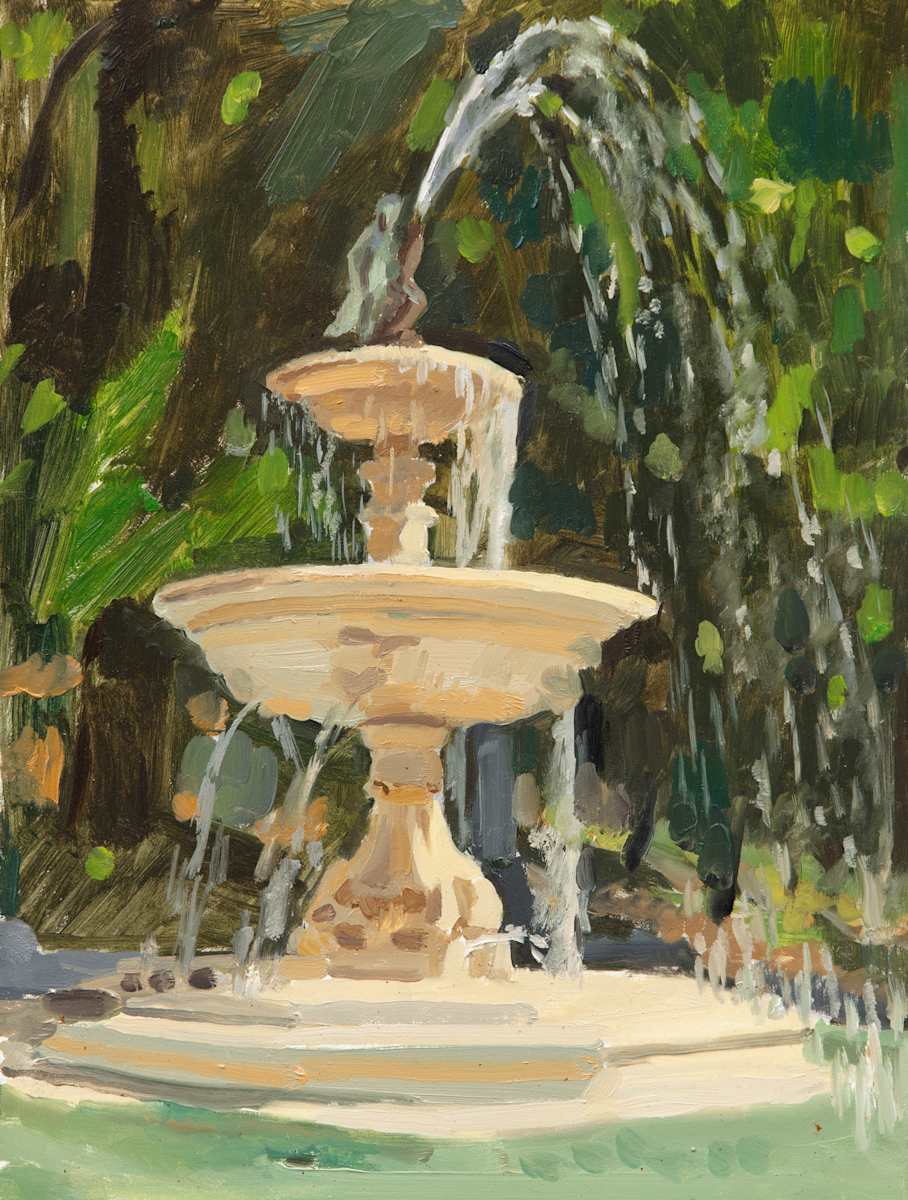 Butler Perozzi Fountain, Lithia Park by Sarah F. Burns 