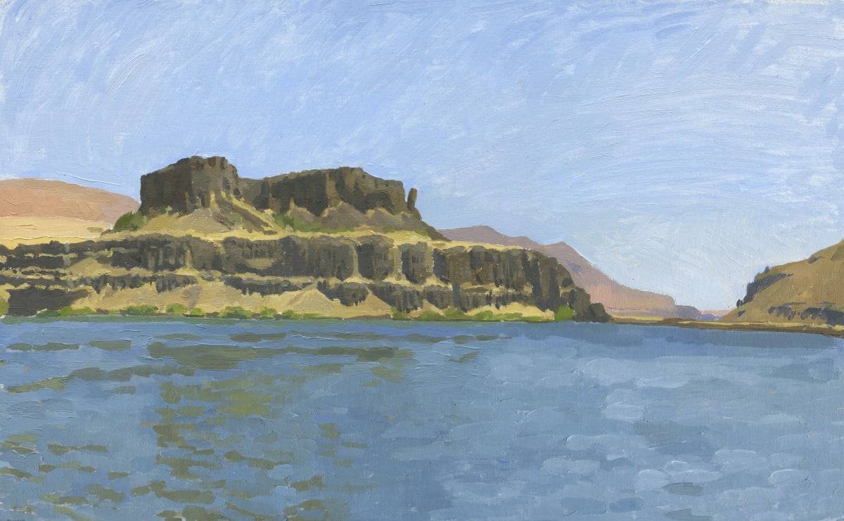 Horsethief Butte, Columbia Gorge by Sarah F. Burns 
