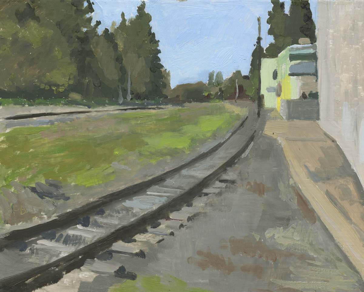 Railroad Tracks in Phoenix, OR, Image 1.