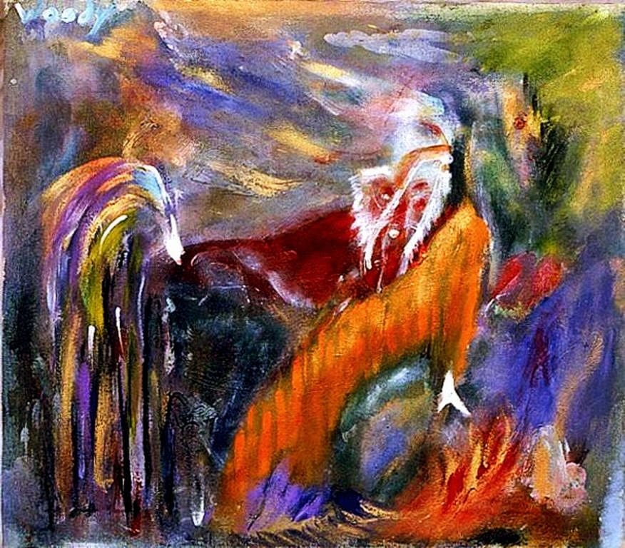 The Magi  Image: A signed limited edition of this original painting is available as a Giclée canvas reproduction for a donation amount of $5,600 to the Be Sensitive Foundation, via the Be Sensitive Art Gifting Project. 