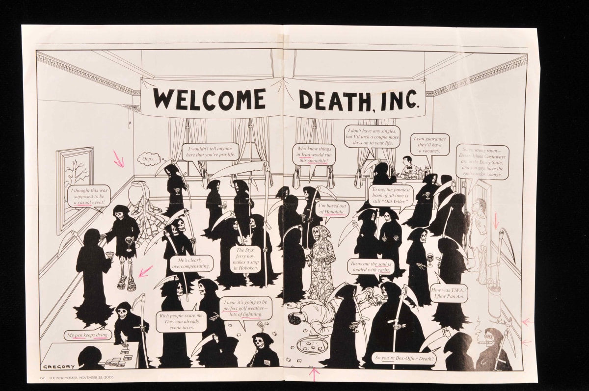 Welcome Death Inc.: The New Yorker (1) by Gregory 
