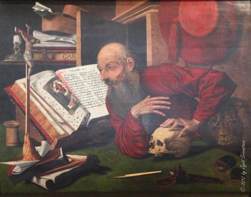 St. Jerome in his Study by Marinus van Reymerswaele 