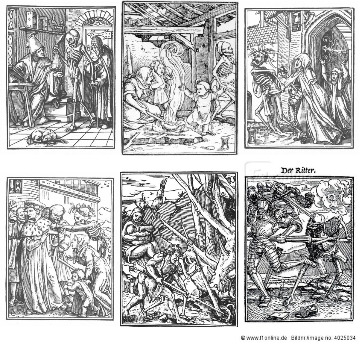 The Complete First Latin edition of Totentanz by Hans Holbein 