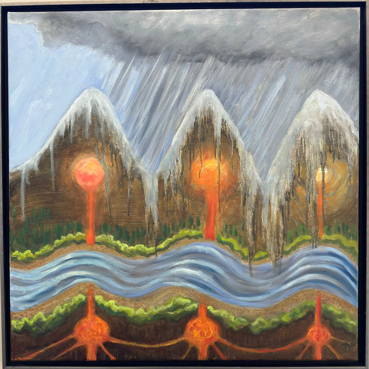 Three Sisters, Waiting by David Diethelm, Image 1.