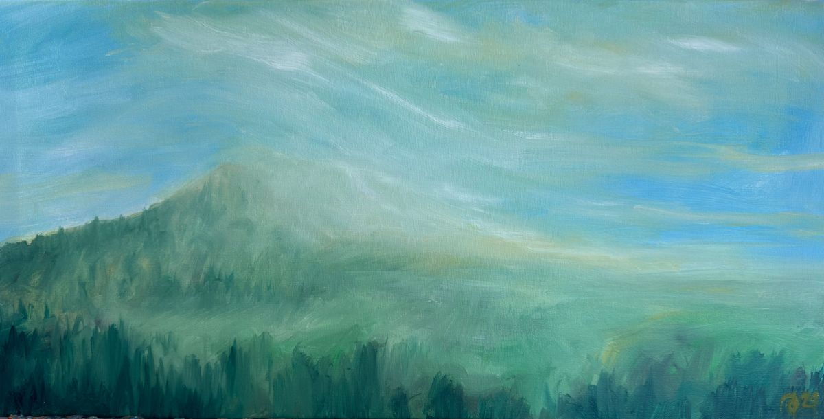 Foggy Butte by David Diethelm, Image 1.