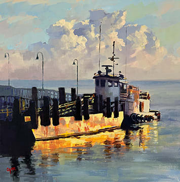 Early Morning at Work by Claudia Morgan, Image 1.