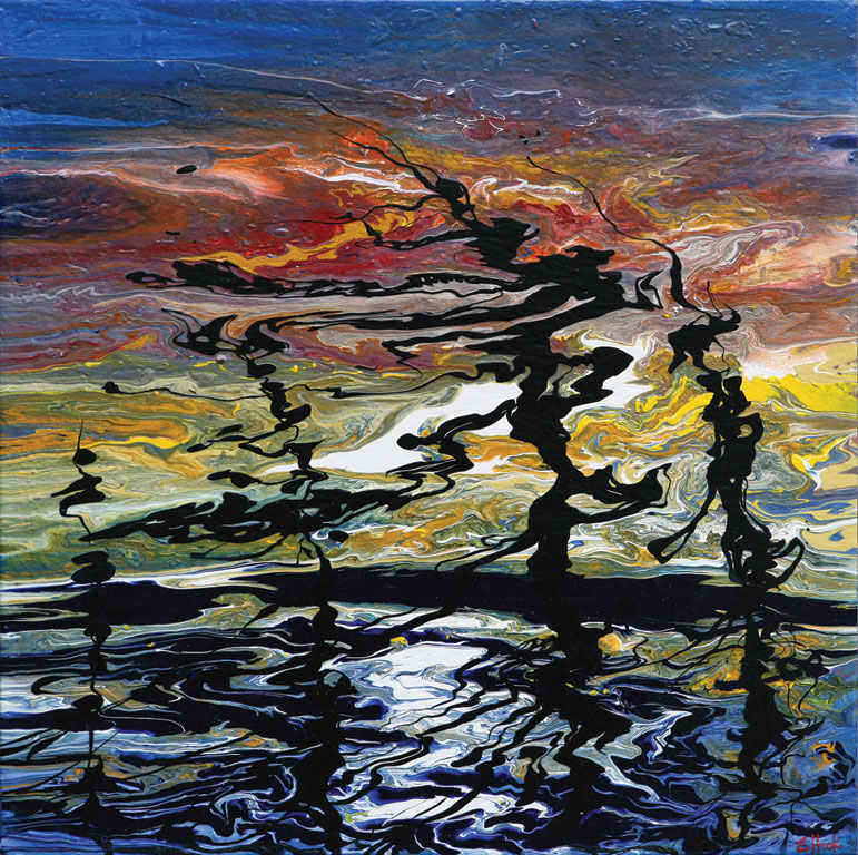 Windswept Sunset by elva hook 