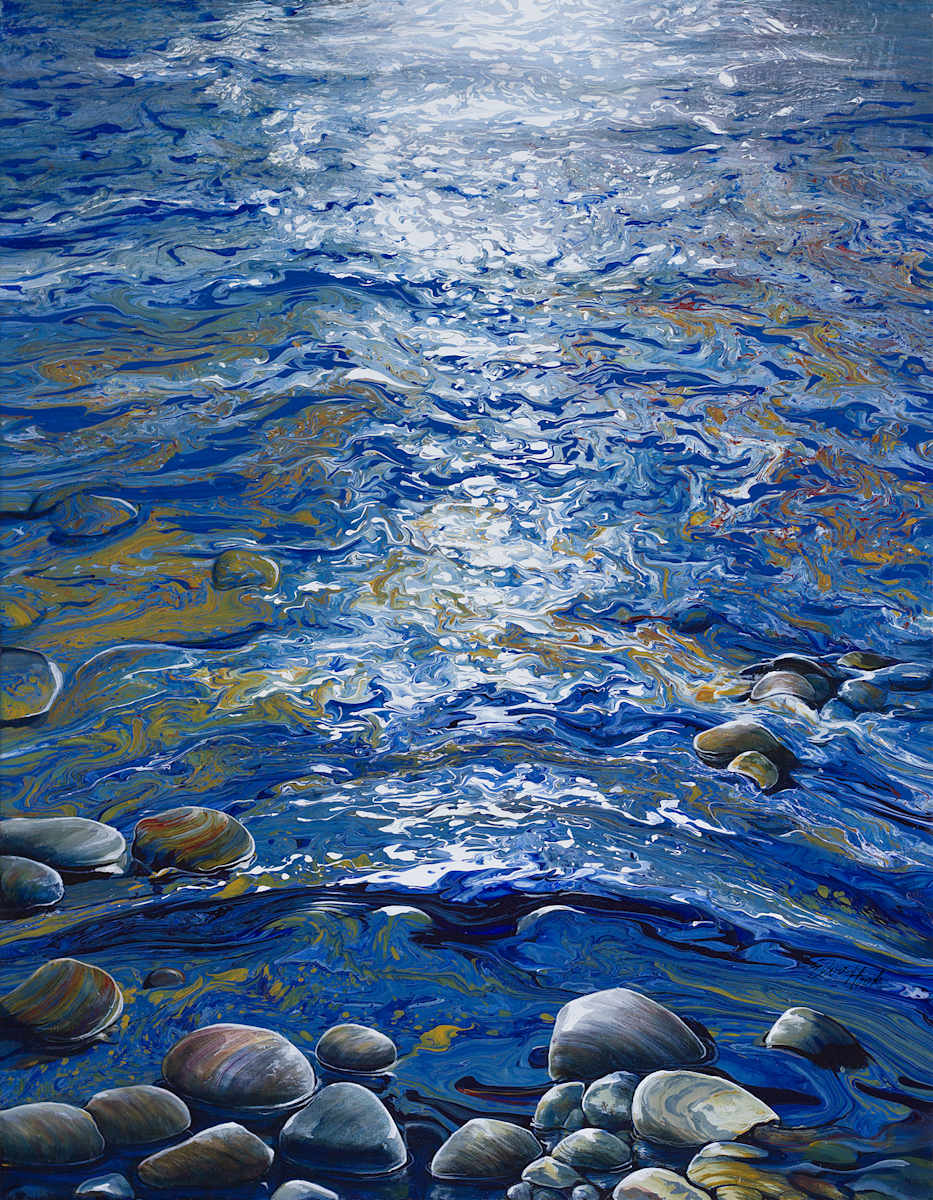 Blue Water Rocks by elva hook  Image: Blue Water Rocks