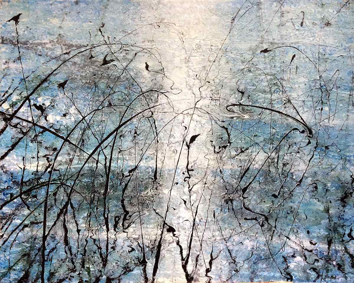 Winter BLack Birds 