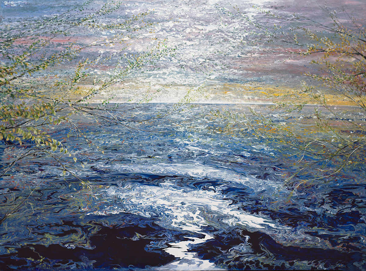 Sunny Day  /  Lake View by elva hook 