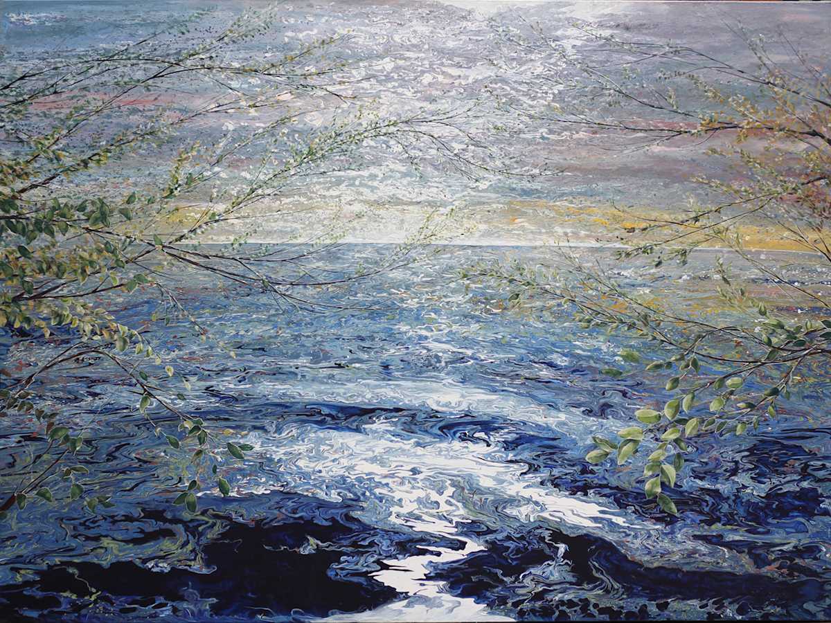 Sunny Day  /  Lake View by elva hook  Image: Sunny Lake View