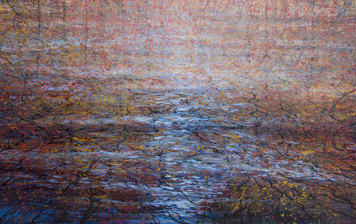 Etobicoke Creek /  Autumn Reverie by elva hook  Image: Autumn Reverie / Etobicoke Creek 