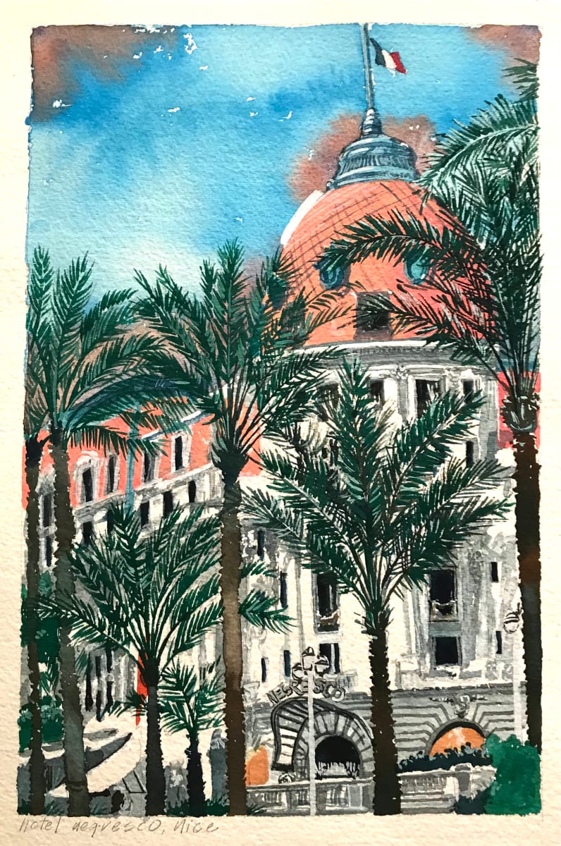 French Postcard Series: Hotel Negresco, Nice 