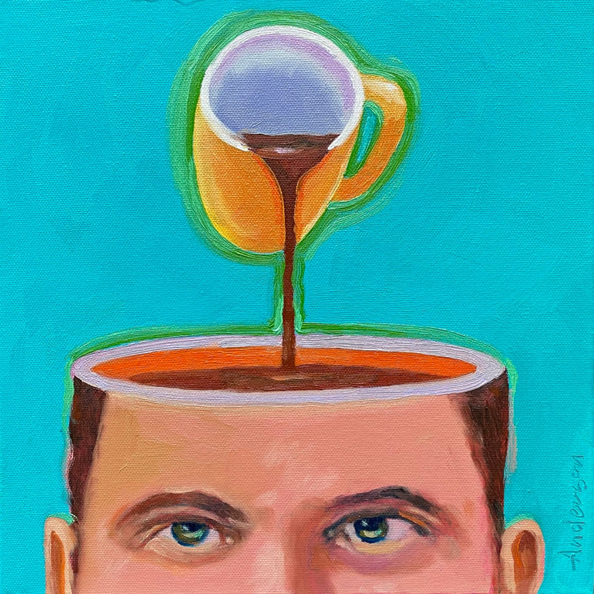 Pour Me Another Cup by Michael Anderson 