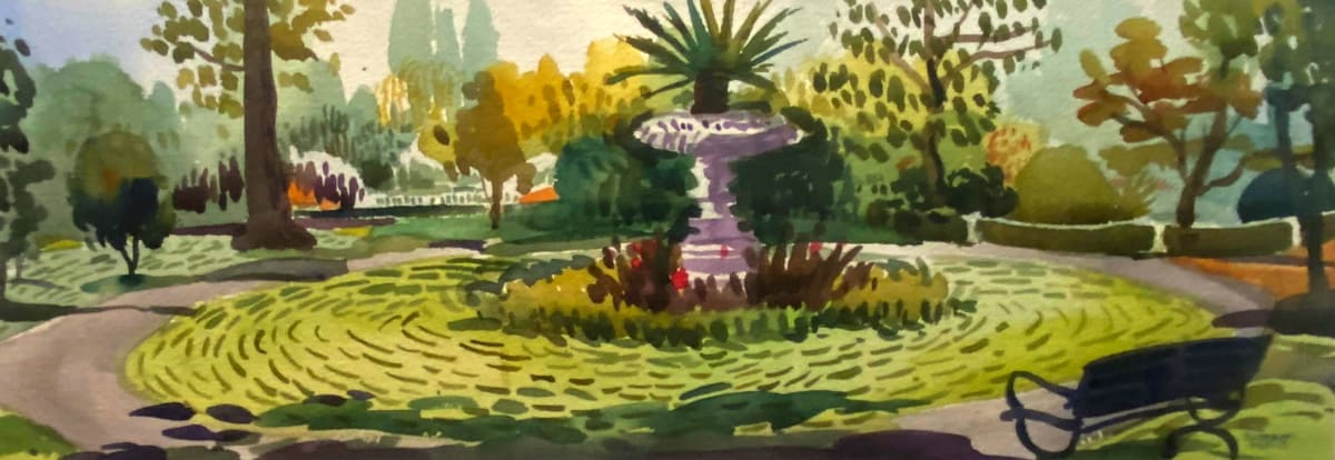 Art Nouveau Urn Tower Grove Park by Michael Anderson 