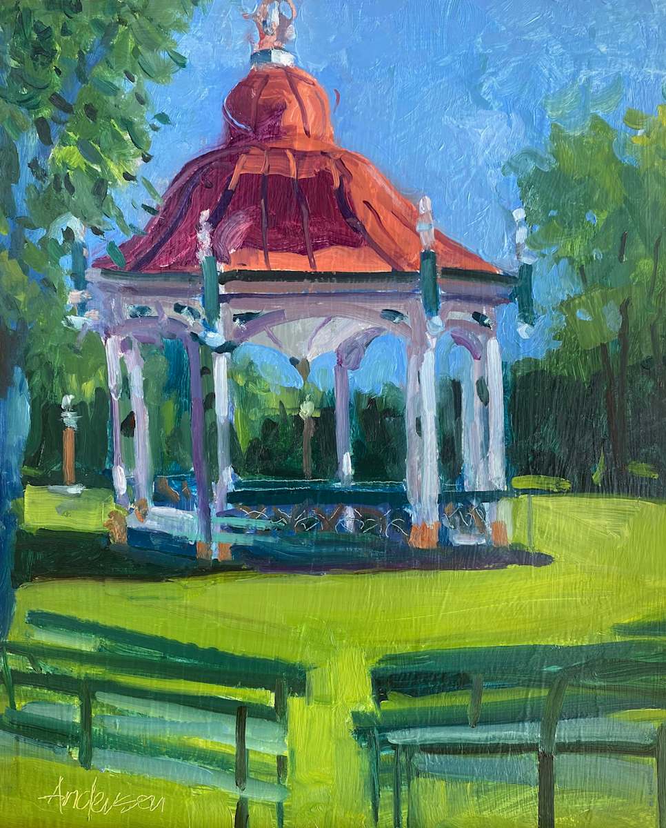 Bandstand Tower Grove Park by Michael Anderson 