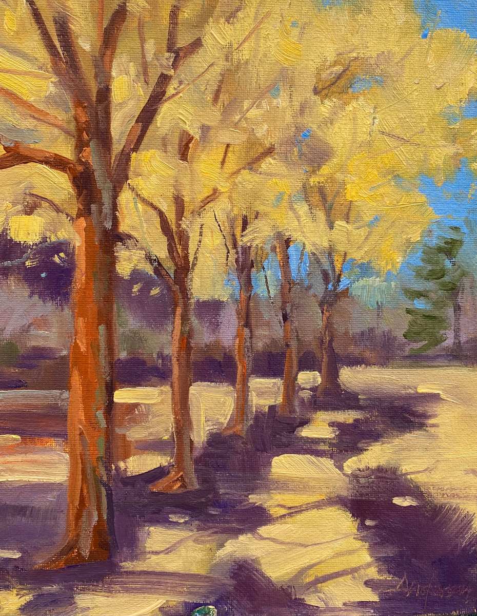 Chinese Elms by Michael Anderson 