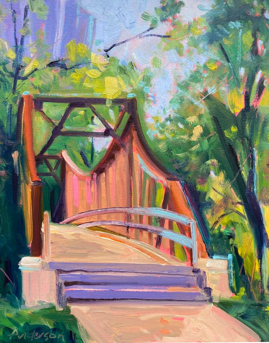 Footbridge by Michael Anderson 