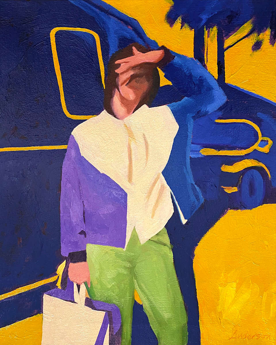 Stepping Outside She Is Free by Michael Anderson 