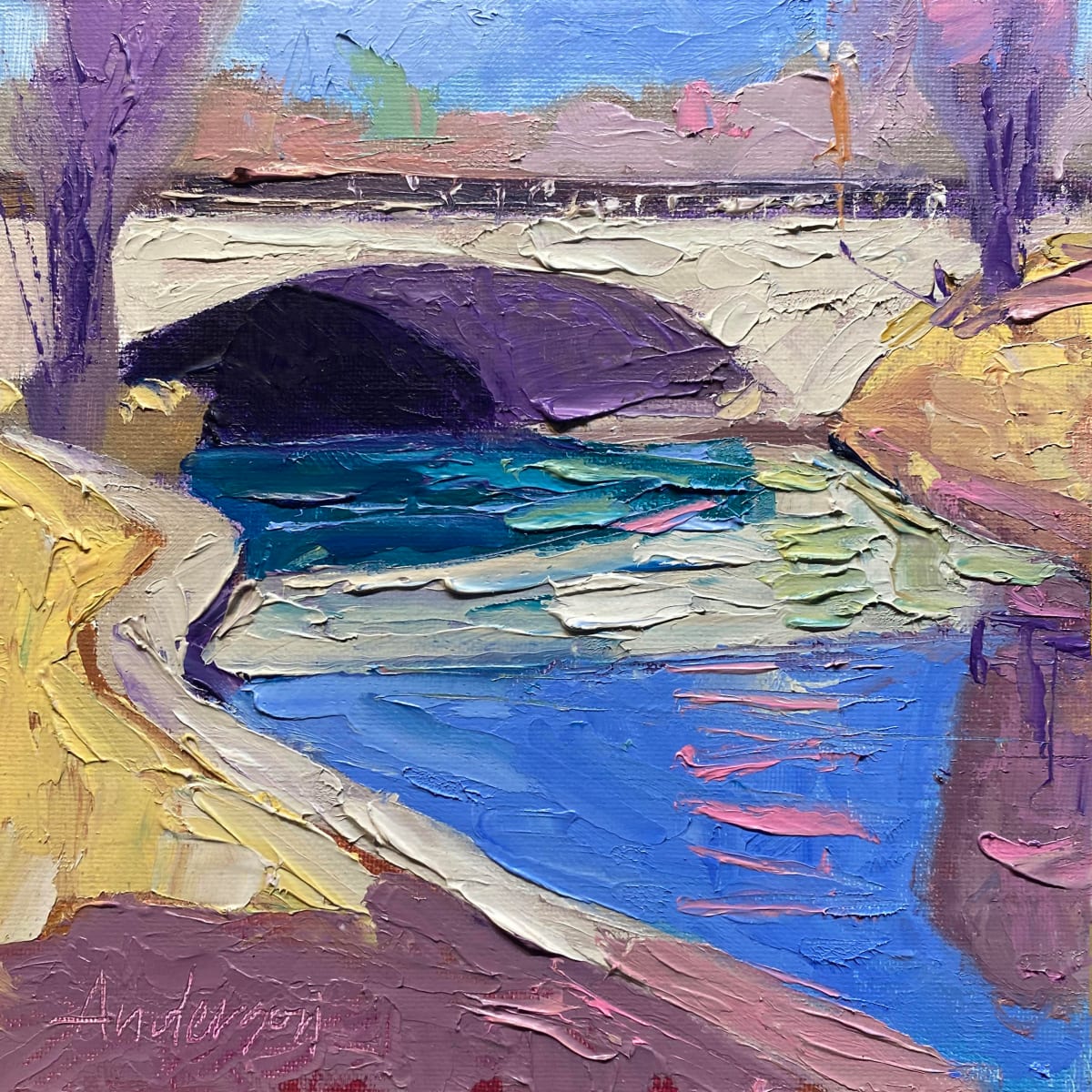 Bridge, December Morning by Michael Anderson 