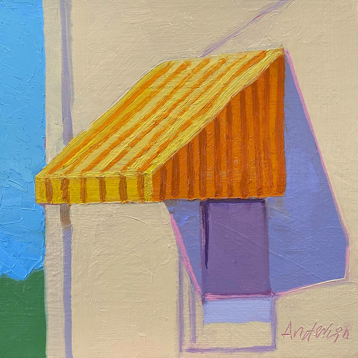 Striped Awning by Michael Anderson 
