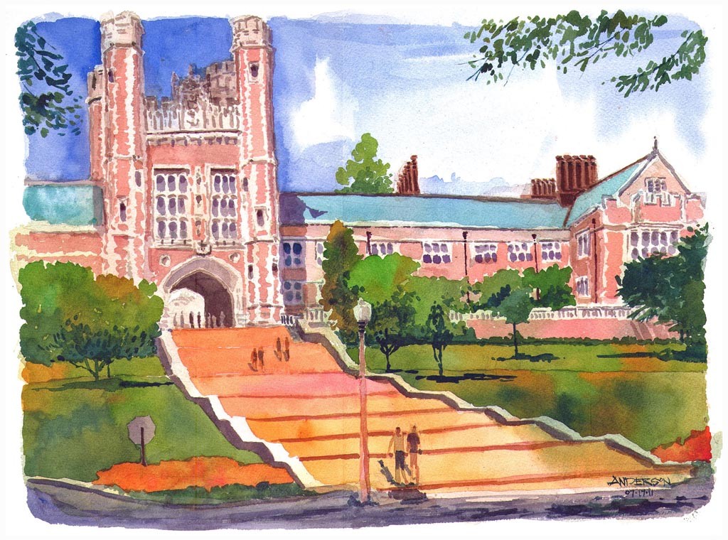 Brookings Hall, Washington University by Michael Anderson 