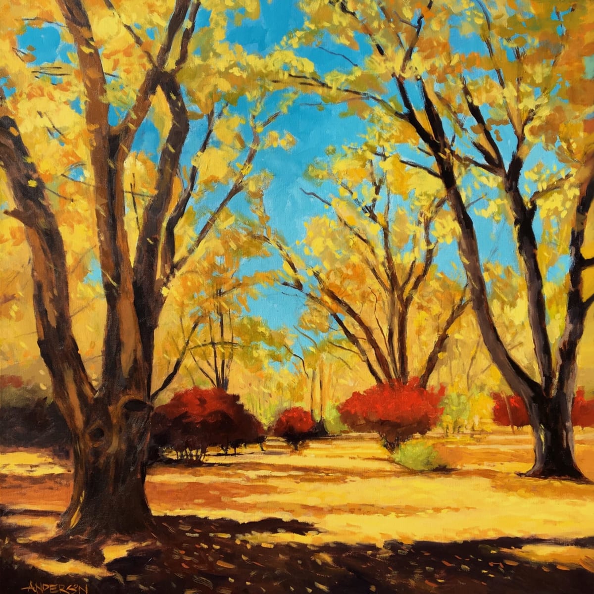 Autumn Scene by Michael Anderson 
