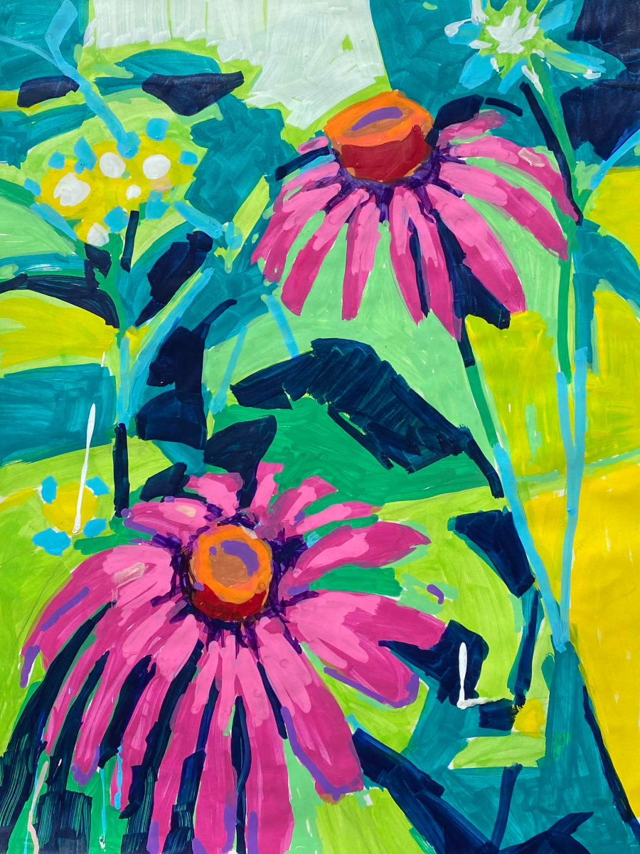 Cone Flowers by Michael Anderson 