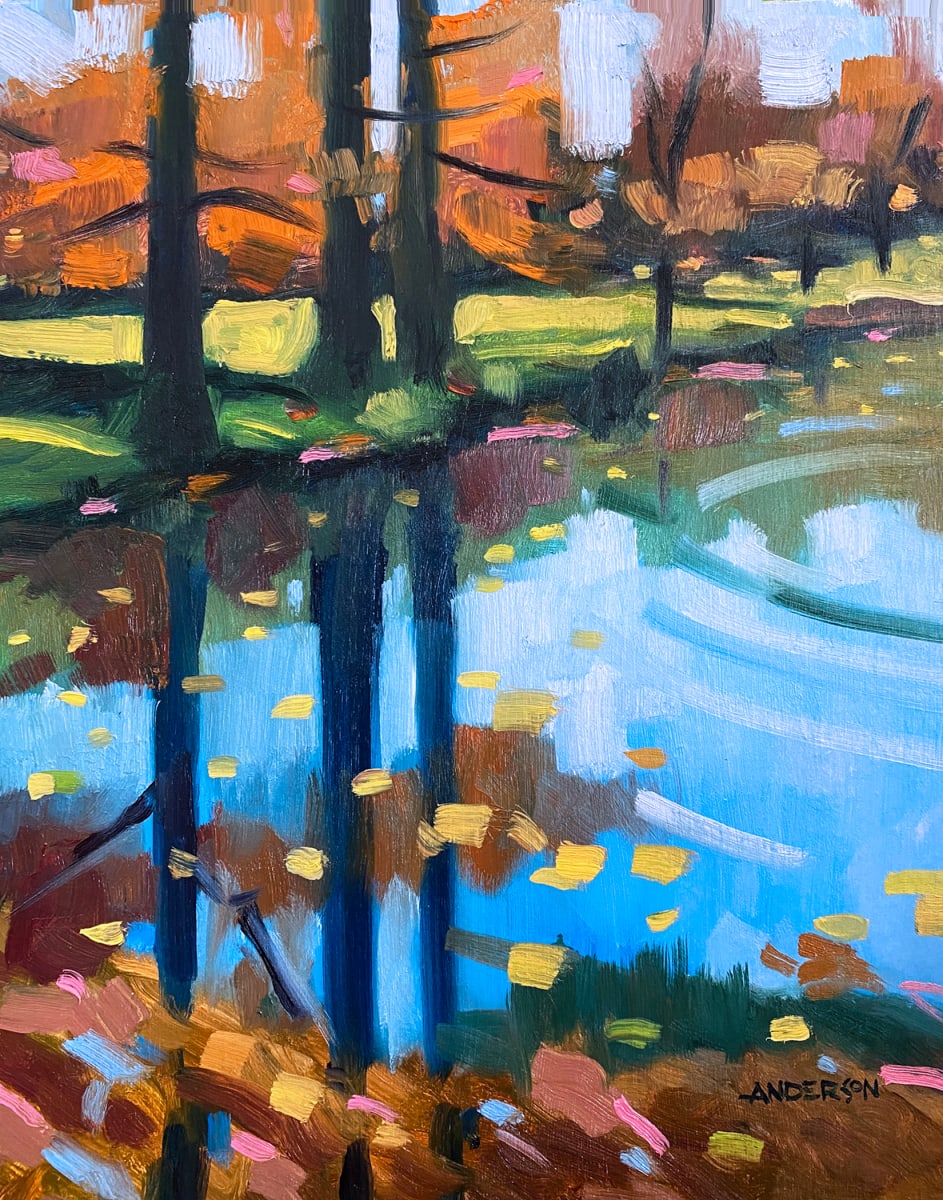 Cypress Pond, November by Michael Anderson 