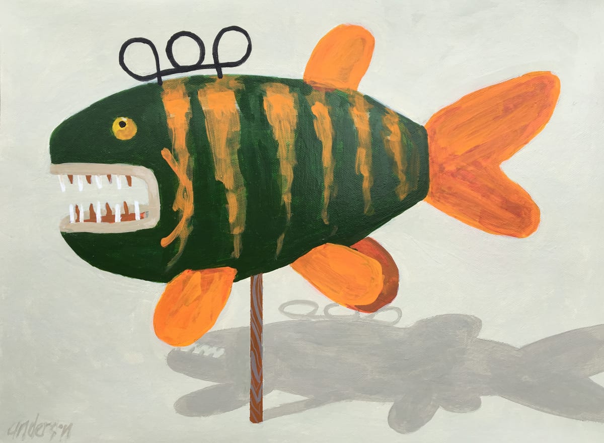Fish Decoy 2 by Michael Anderson 