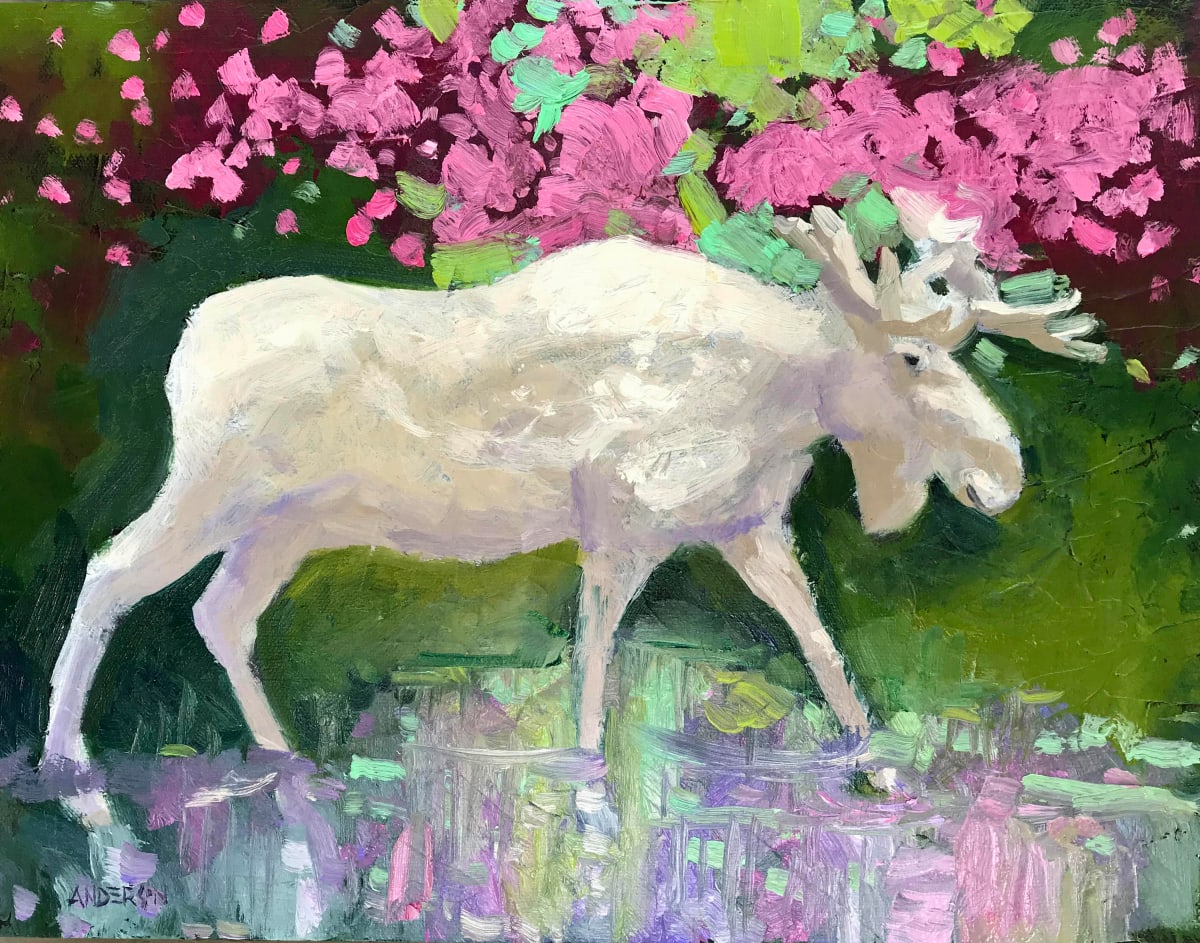 Spirit Moose by Michael Anderson 