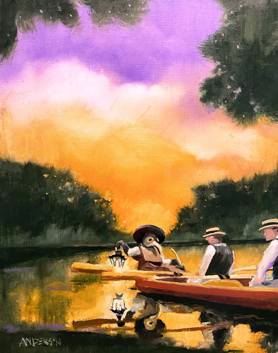 Arrival of the Plague Doctor by Michael Anderson 