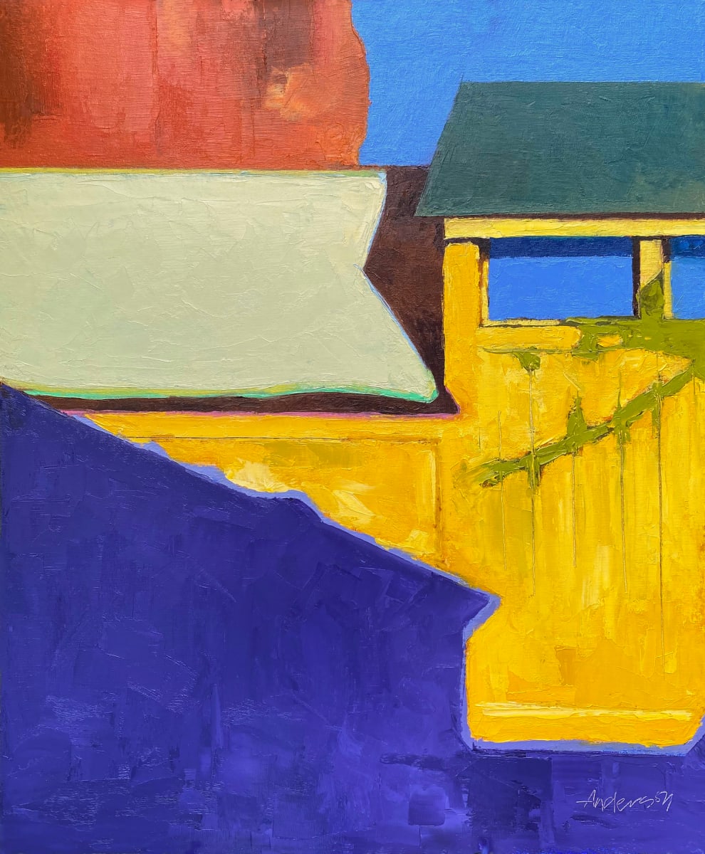 Studio Roof Abstraction by Michael Anderson 