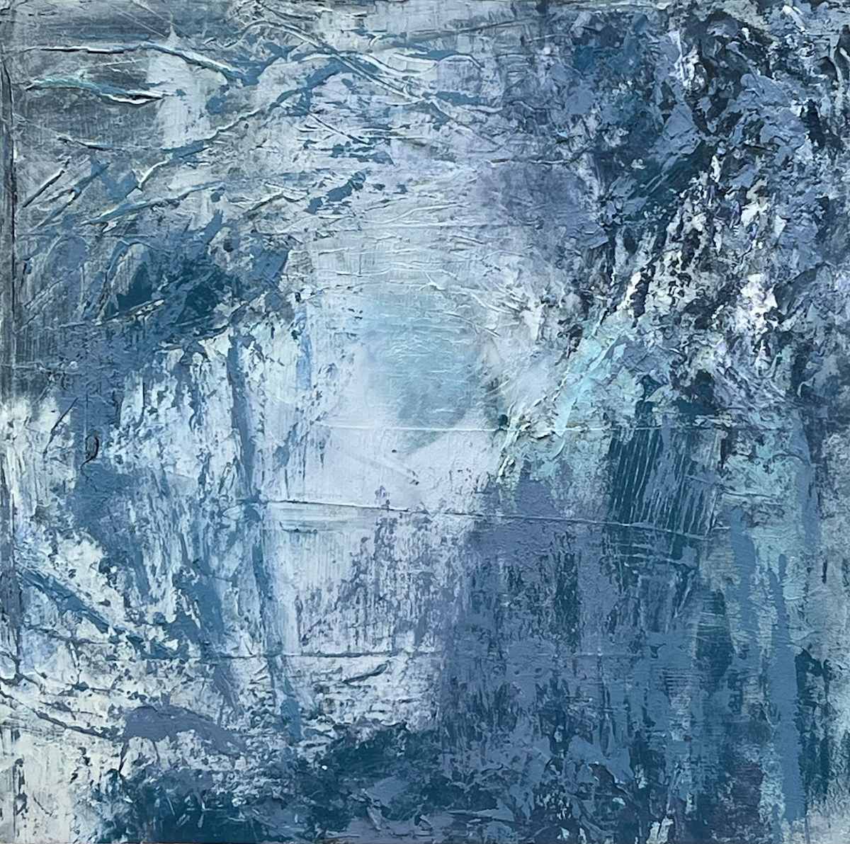 Through winter trees by Vandy Massey 