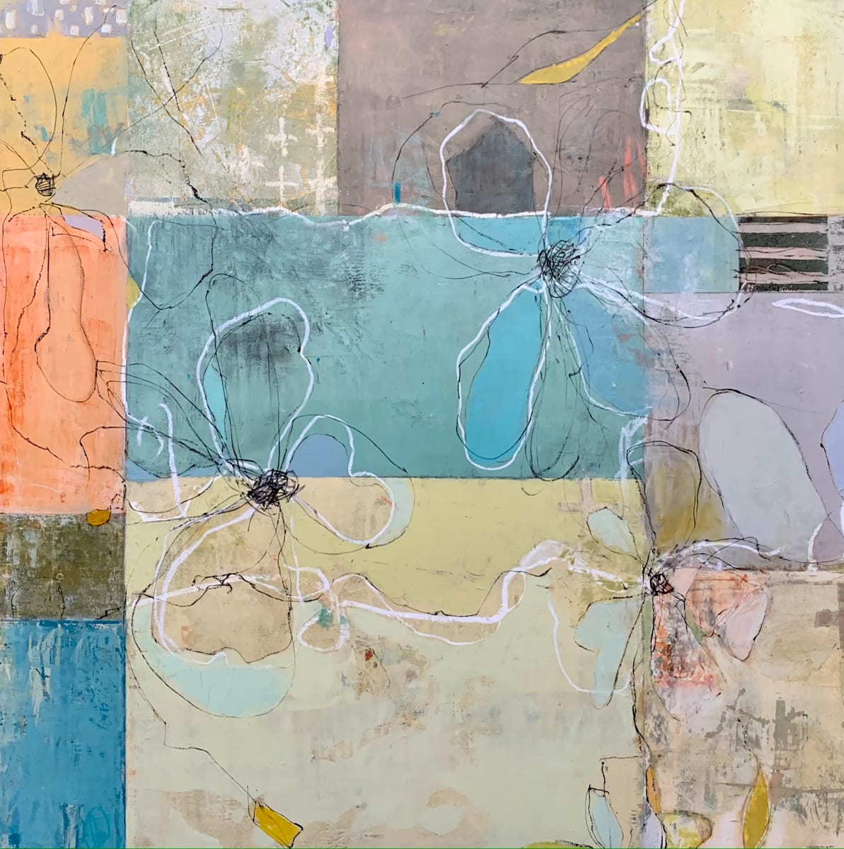 Sunken Garden by lesliemillerfineart@icloud.com 