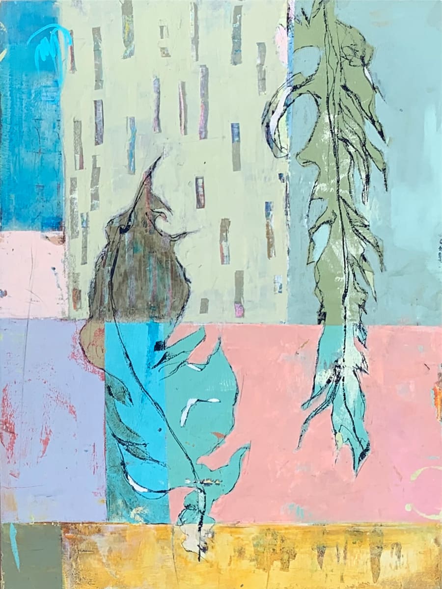 Avian Whispers Falling 1 by lesliemillerfineart@icloud.com 