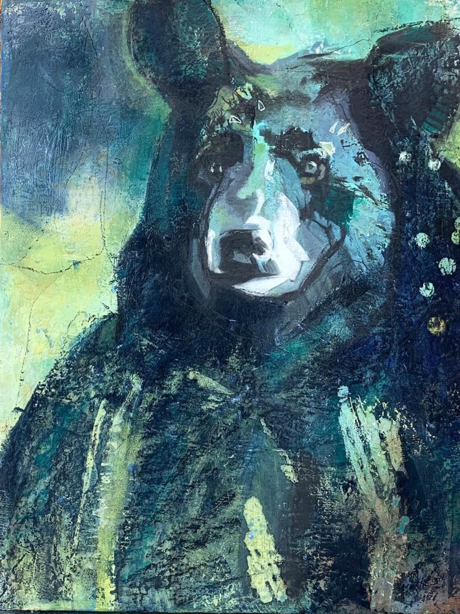 Big and Blue by lesliemillerfineart@icloud.com 