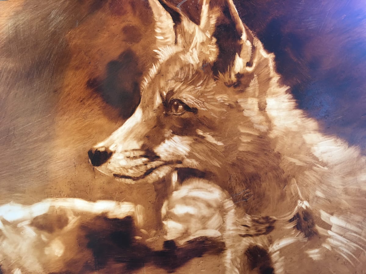 Foxy Gaze by Leslie Miller 