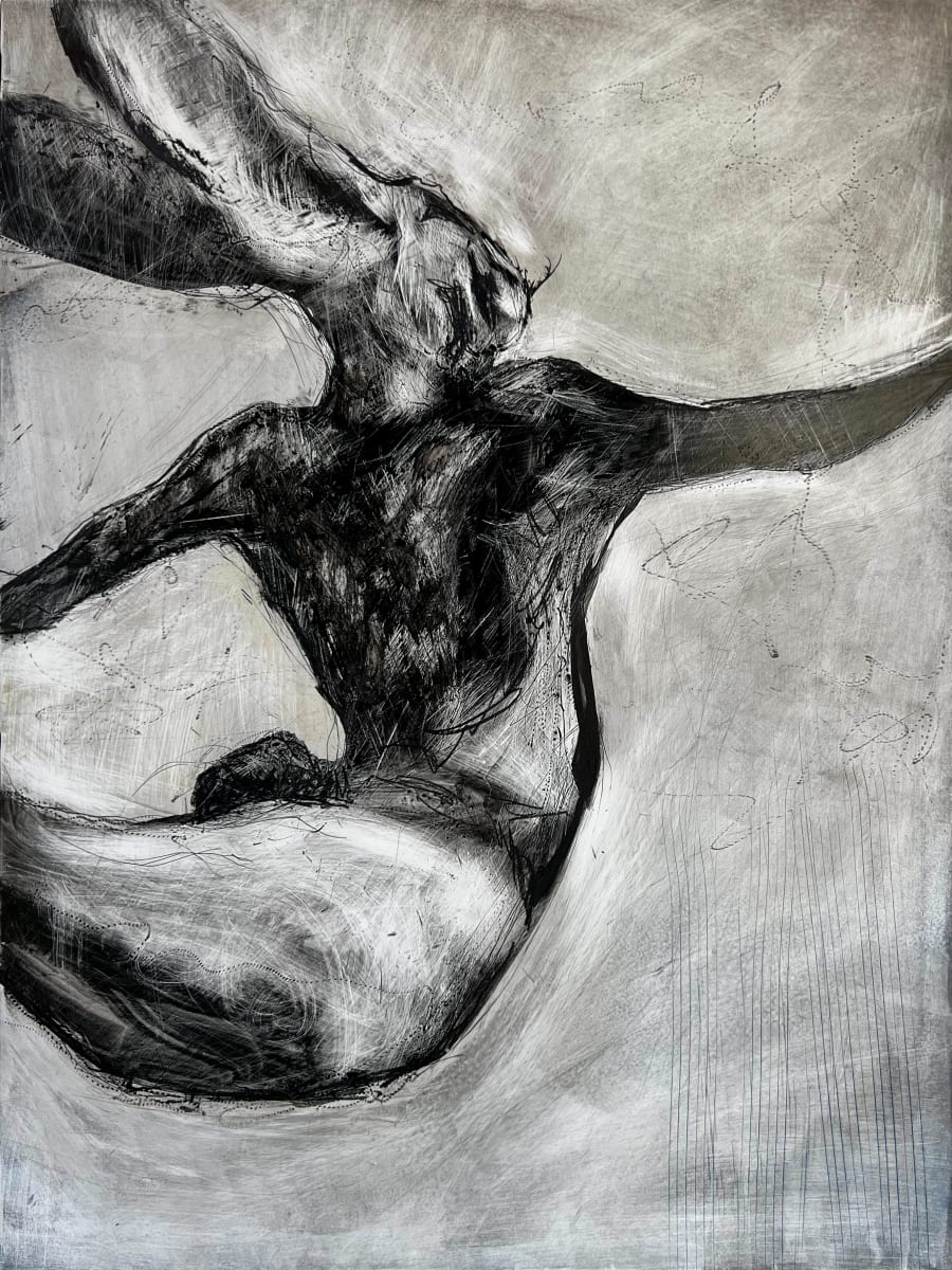 Hares With The Greatest Of Ease Fly by lesliemillerfineart@icloud.com 