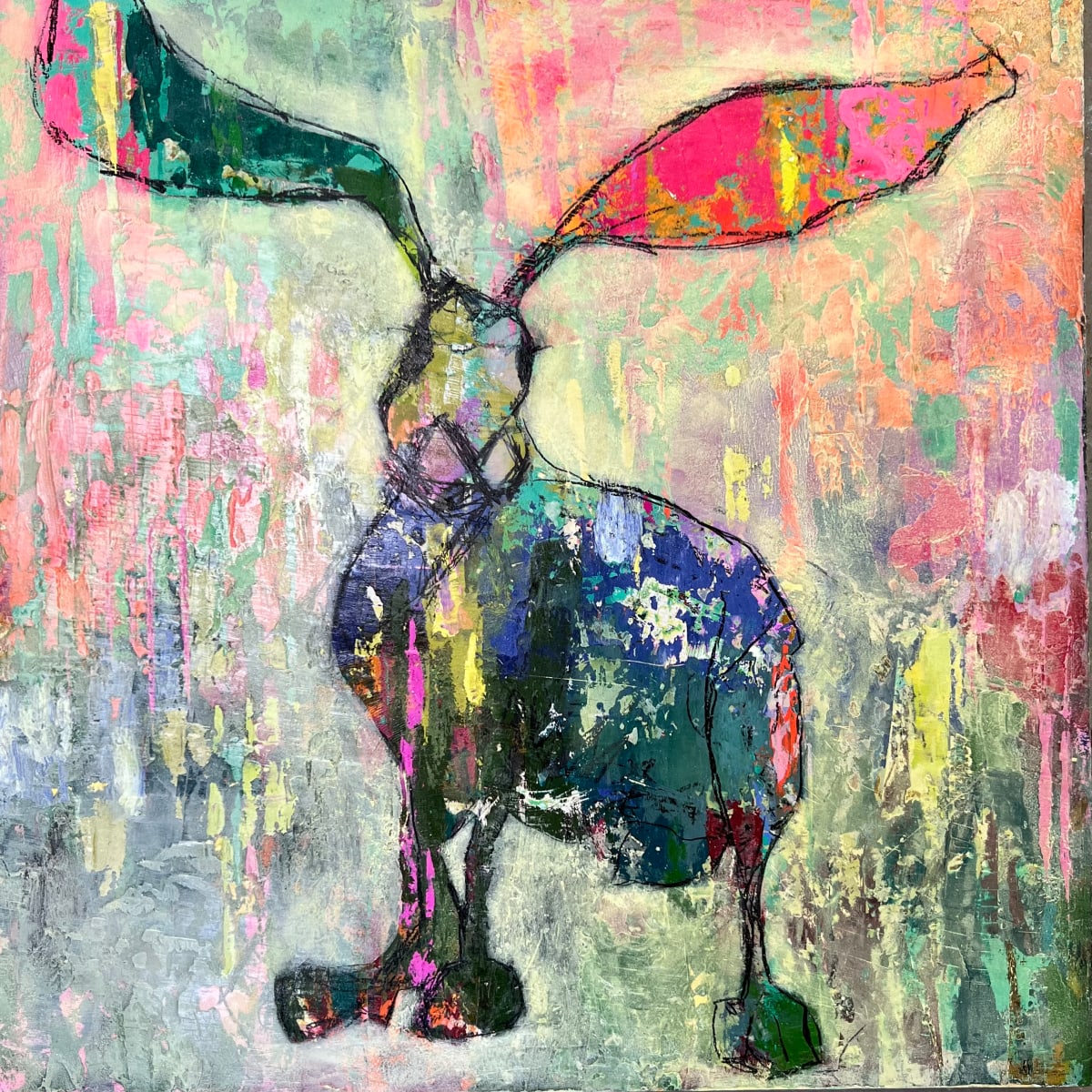 Hazy_Antelope_Hare by lesliemillerfineart@icloud.com 