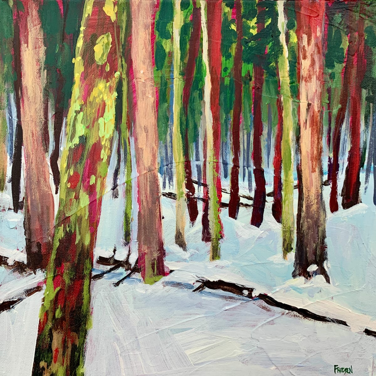 Winter Woods by Holly Friesen 