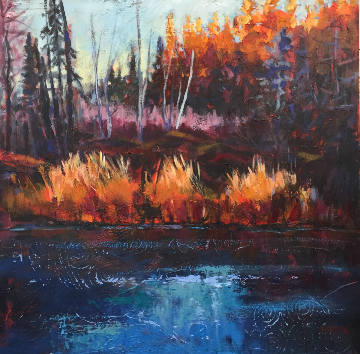 Falling into Autumn by Holly Friesen 