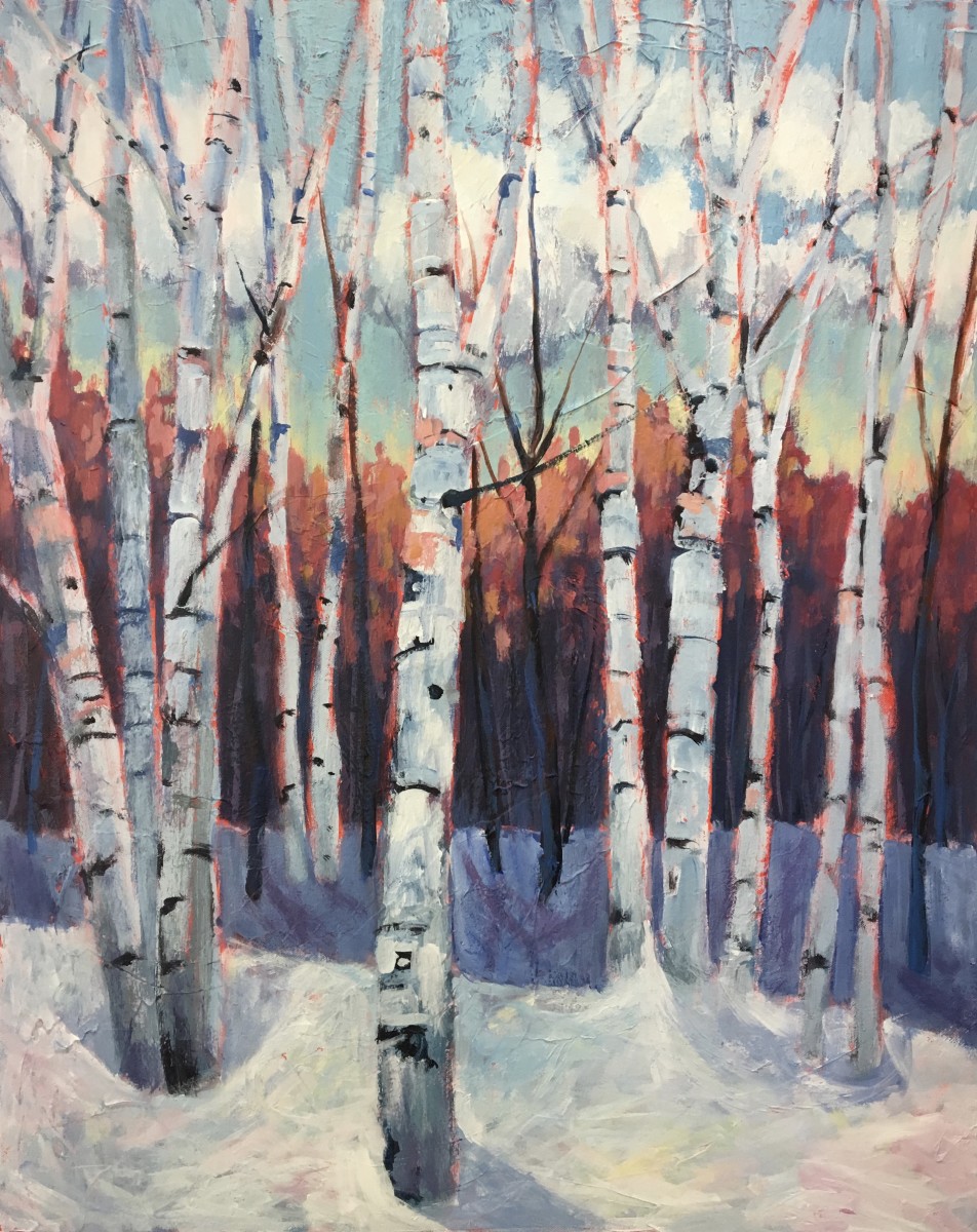 Winter Birch by Holly Friesen 