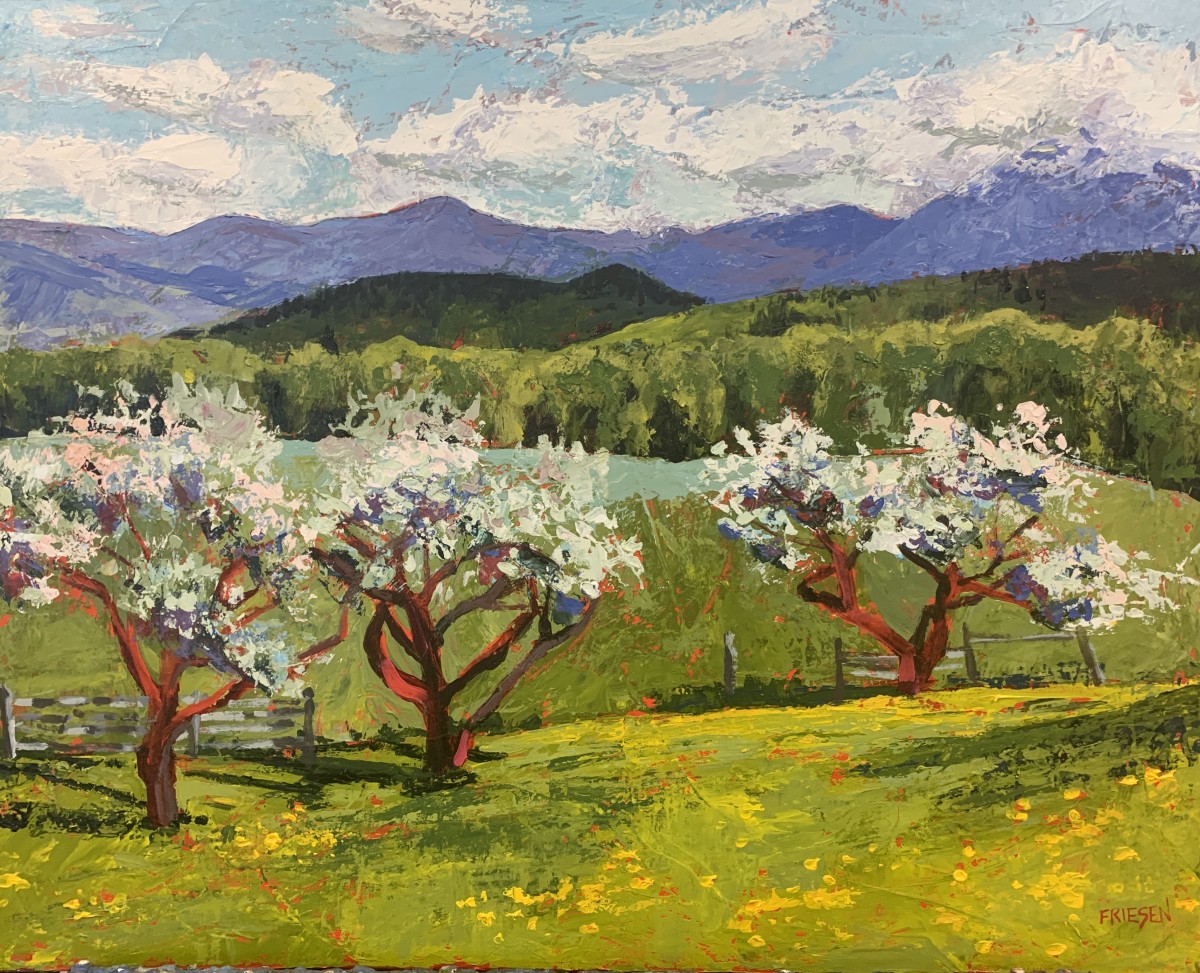 Blossoms on Heaven Hill by Holly Friesen 