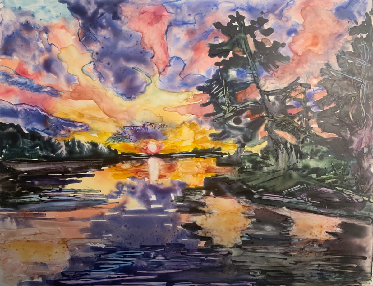 The Day Burst into The Night by Holly Friesen 