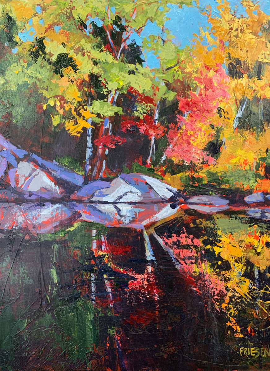 Autumn River by Holly Friesen 