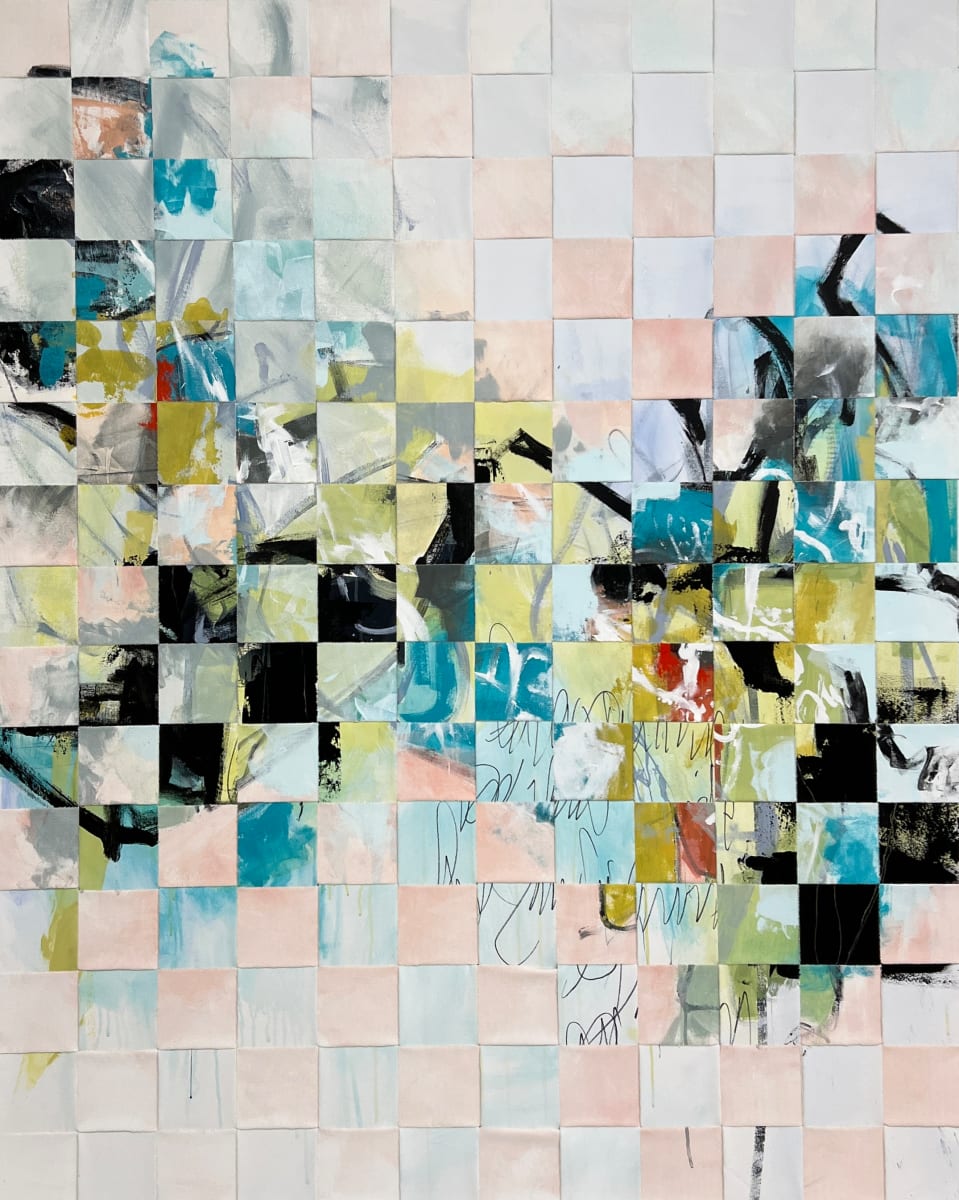 Tranquil Journey III by Adrienne Watts  Image: Can be shown as a triptych with Woven 3, 4, 5.