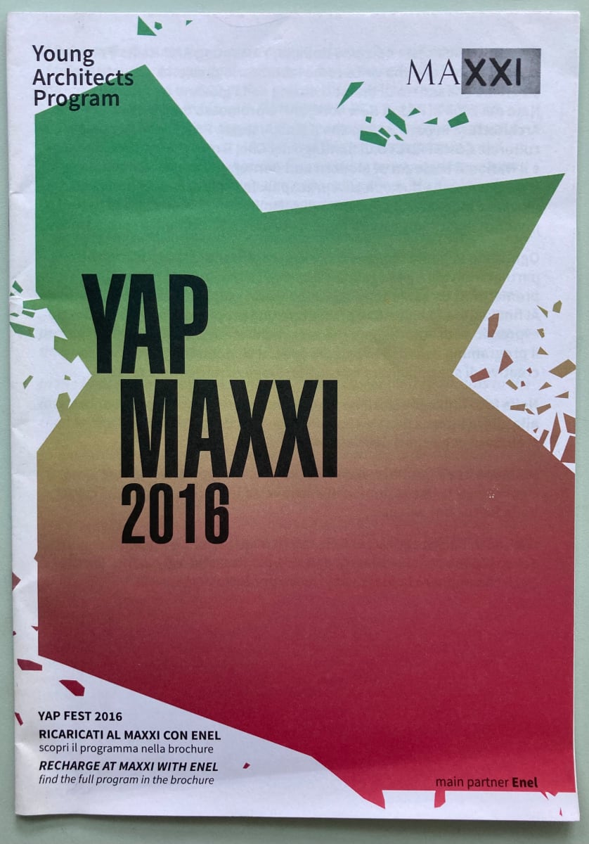 Yap Maxxi 2016 brochure by Young Architects Program, Image 1.